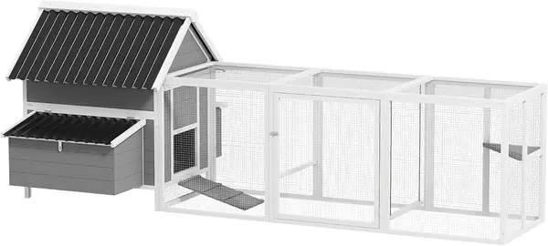 Hühnerstall Hühnerhaus für 7-10 Hühner 283 x 133