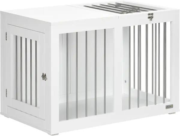 Hundekäfig für Zuhause – Hundehütte, Hundebox mit Türen