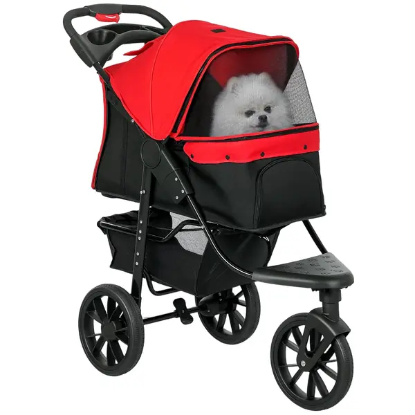 Hundewagen Klappbar Hundebuggy für Kleine Hunde bis 10 kg