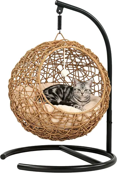 Katzenschaukel für Katzen mit Gestell 45 x 41 x 75 cm