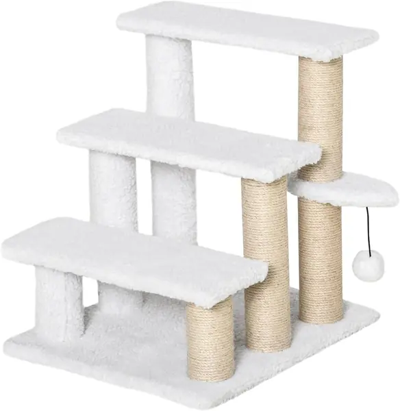 Katzentreppe 3 Stufen Tiertreppe Treppe für Katze mit