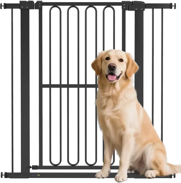 Treppenschutzgitter 104cm ohne Bohren 76-104 cm für Hunde