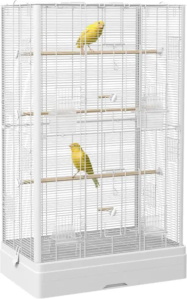 Vogelkäfig – Voliere mit Türen, Wellensittiche